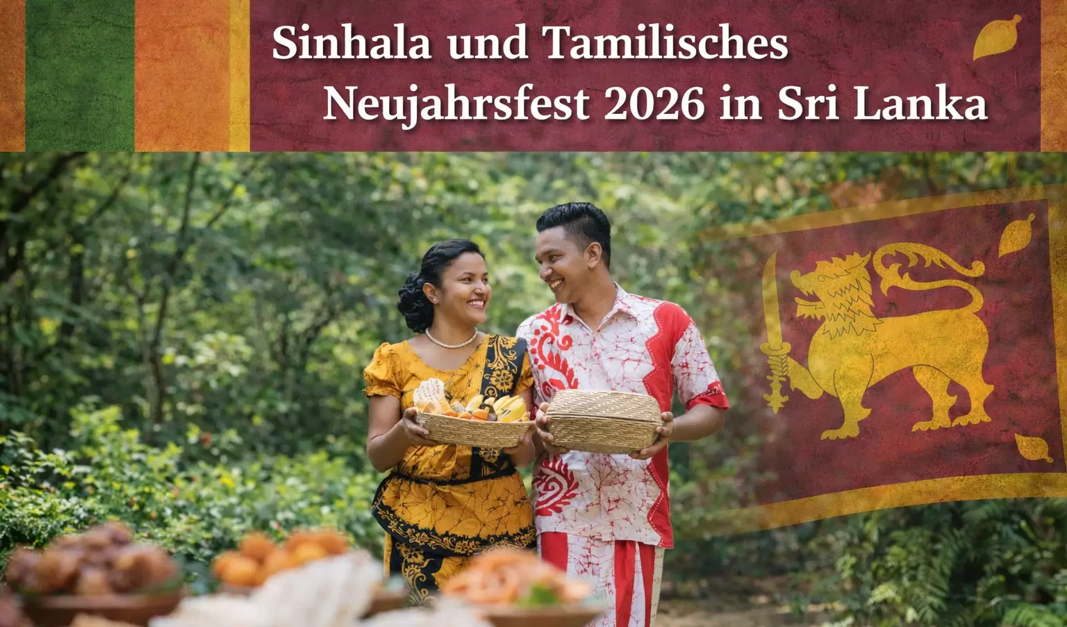 Sinhala und Tamilisches Neujahrsfest 2026 in Sri Lanka – Tradition, Kultur und Feierlichkeiten